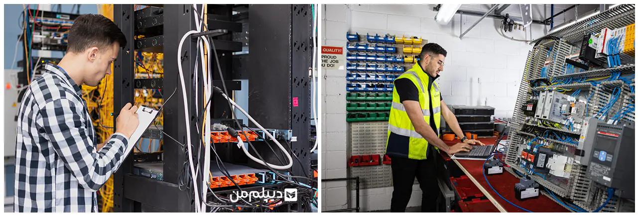 مهندسی برق کنترل برنامه نویسی plc