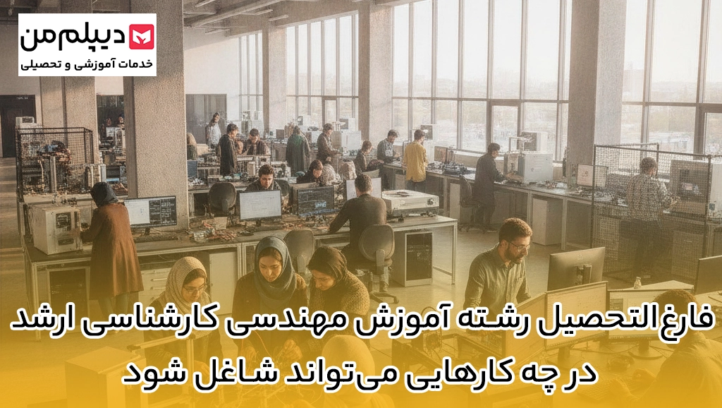 فارغ‌التحصیل رشته آموزش مهندسی کارشناسی ارشد در چه کارهایی می‌تواند شاغل شود