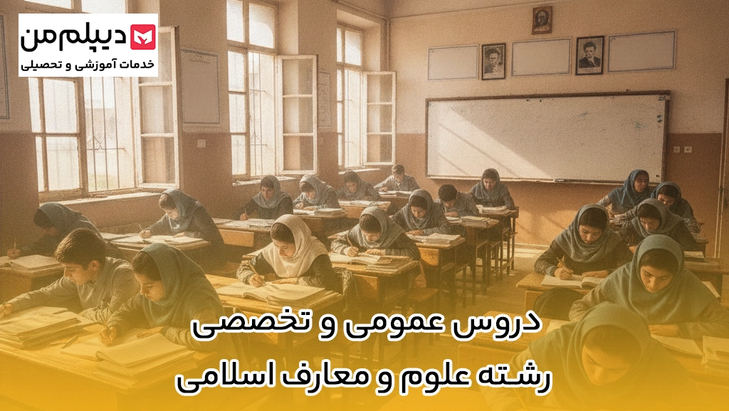 دروس عمومی و تخصصی رشته علوم و معارف اسلامی