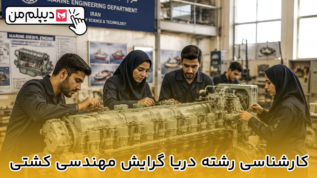 کارشناسی رشته دریا گرایش مهندسی کشتی