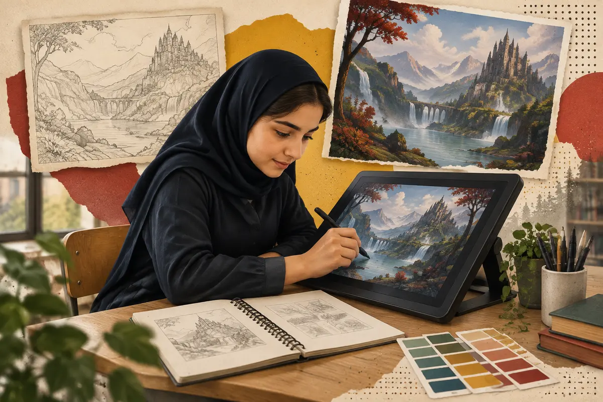 تصویرسازی دیجیتالی